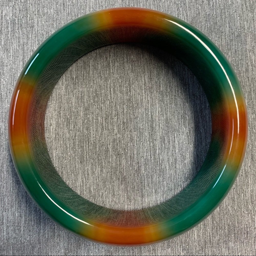 Snake Pattern Jade Bracelet